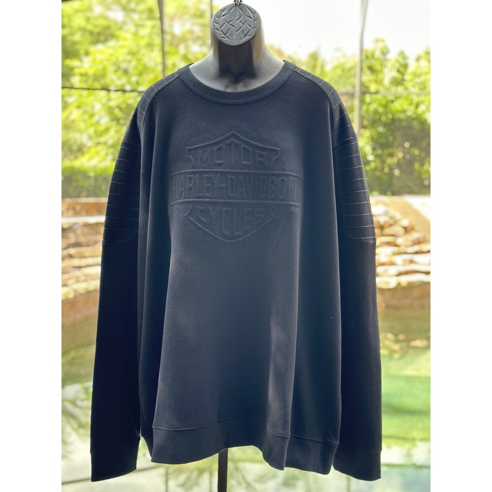 Harley-Davidson Bar & Shield Crewneck Sweatshirt Black 4XL NWT